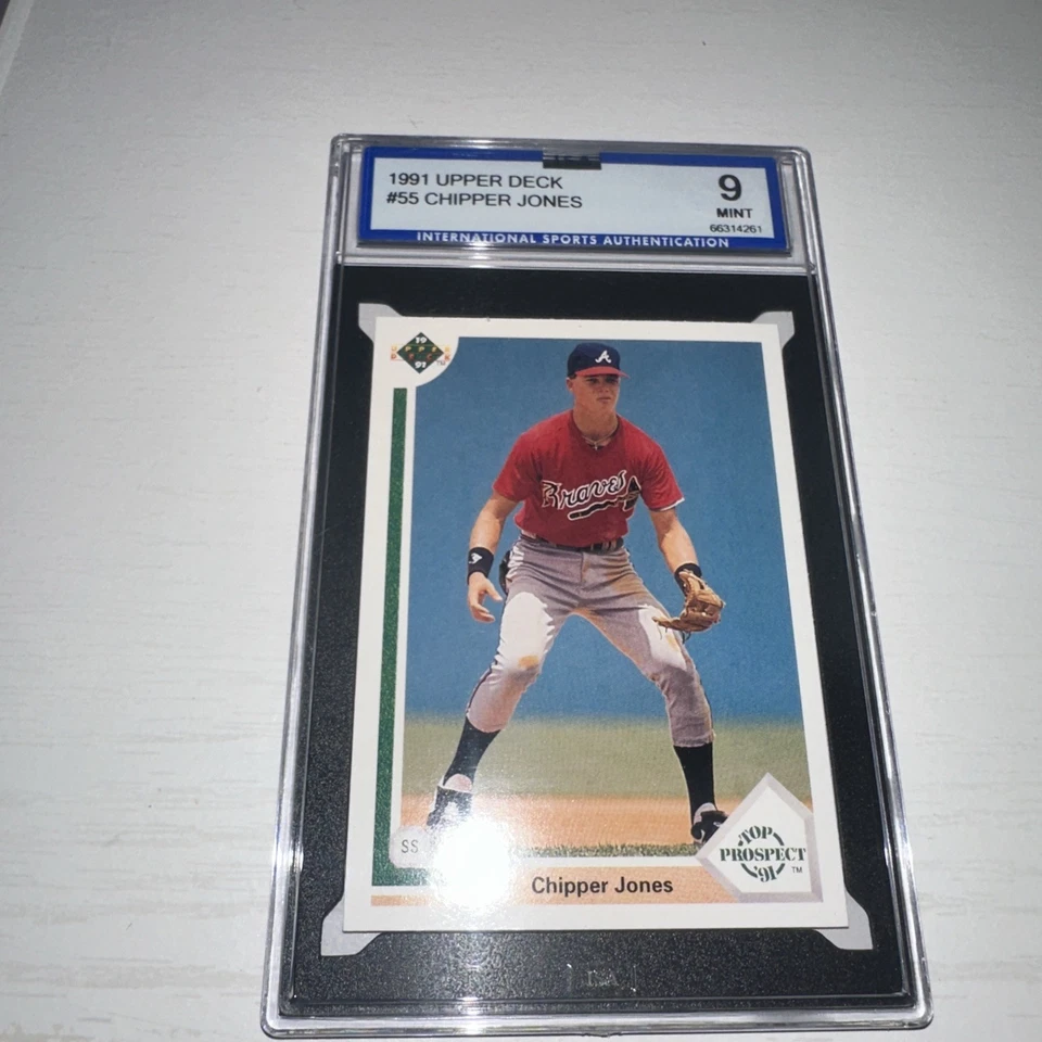 Upper Deck 1991 - Top Prospect Chipper Jones #55 (RC) como nuevo 9 ISA Foto 1 de 1