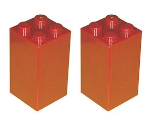 Falta Lego Ladrillo 30145 DkRed x 2 Ladrillos 2 x 2 x 3 para Set 8759 - Imagen 1 de 1