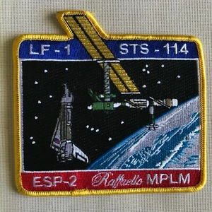 NASA SPACE PATCH LF-1 STS-114 ESP-2 MPLM RAFFAELLO ISS - Picture 1 of 3