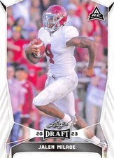 2023 Leaf Draft Football Trading Cards (Base or Autographs) Pick From List 1-H