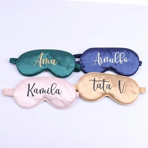 Personalisierte Satin-Schlafaugenmasken - Augenbinden Ihre individuellen Texthenne Junggeselle - Bild 1 von 25