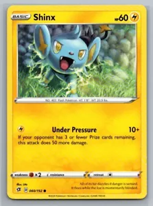 Shinx 60/192 Rebel Clash Common Pokémon TCG 2020 - Picture 1 of 2