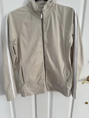 Chaqueta Nike Golf Fit Dry pequeña para mujer 4-6 caqui con cremallera Foto 1 de 4