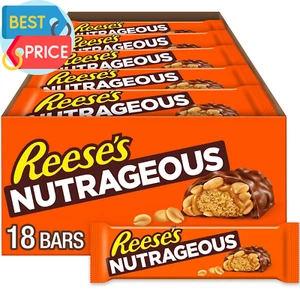 NUTRAGEOUS Chocolate, Peanut Butter, Caramel and Peanut Candy Bars, 1.66 Oz (18  - Picture 1 of 12