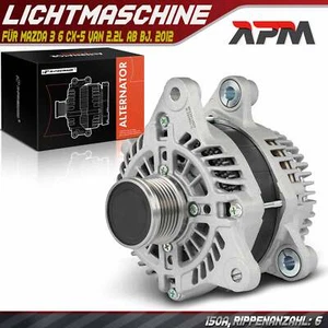 Lichtmaschine Generator 150A 12V für Mazda 3 BM BN 6 GJ GL CX-5 GH KE A002TX3081 - Bild 1 von 8