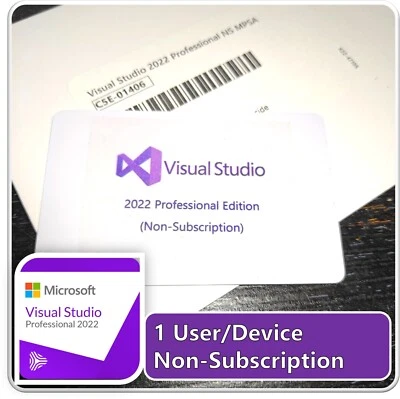Visual Studio 2022 Professional - 1 Device License - Non-Subscription - Image 1 of 4