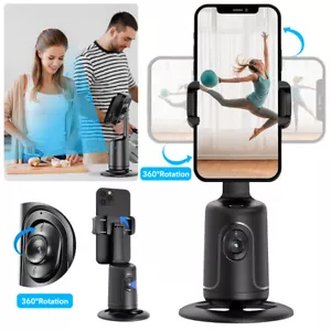 Auto Face Tracking Phone Holder 360° Rotation Face Body Phone Tracking Tripod - Picture 1 of 12