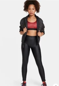 Nike Dri-FIT One Older Kids' (Girls') Leggings with Pockets FJ6089 010 S - Picture 1 of 4