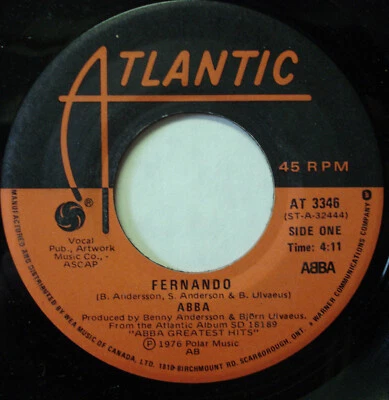 ABBA ~ Fernando  Rock Me ~ 45rpm Vinyl Record - Image 1 of 2