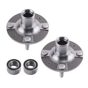 2x Front Wheel Hub & Bearing Kit for Hyundai Accent FWD 2012-2017 51750-1J000 - Foto 1 di 11