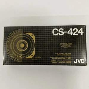 Vintage NOS JVC CS-424 CAR STEREO SPEAKER SYSTEM 2 Way New In Box NEVER USED - Picture 1 of 13