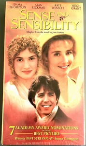 Sense and Sensibility (VHS, 1996)(Drama) Kate Winslet, Emma Thompson, NEW SEALED - Imagen 1 de 6