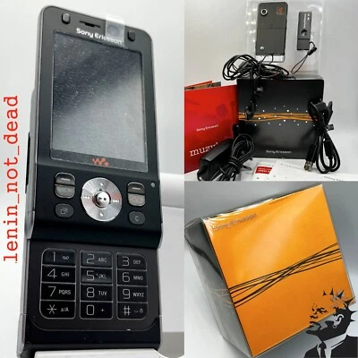 SONY ERICSSON W910i Shinobu phone mobile walkman box USED FULL SET - Image 1 of 4