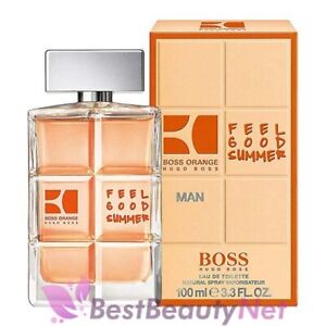 Boss Orange Feel Good Summer by Hugo Boss for Men 3.3oz Eau De Toilette Spray