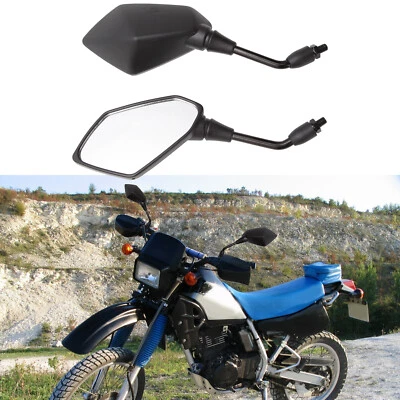 2pcs Motorcycle Rearview Side Mirror 7/8" Clamp For Kawasaki For Honda Universal - Image 1 of 4