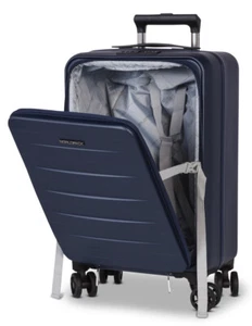 Koffer Trolley IATA Standard Bordgepäck einfaches packen v. oben marineblau 38 L - Bild 1 von 9