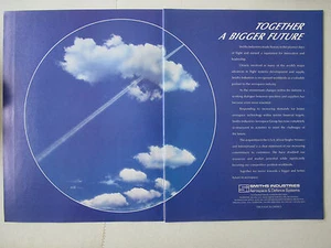 6/1989 PUB SMITHS INDUSTRIES AEROSPACE DEFENCE LEAR SIEGLER AVIONICS ORIGINAL AD - Picture 1 of 1