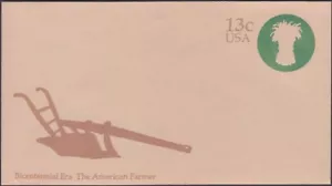 US Postal Stationery Scott # U573 Mint Entire 13 Cents American Farmer Issue VF - Picture 1 of 1
