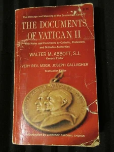 THE DOCUMENTS OF VATICAN II, Walter M. Abbott (1966) vintage paperback - Picture 1 of 8