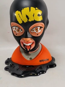 MASHKOW NYC X Sheisty Turbo Hood Fake Graffiti New York Face Figur - ohne Karton - Bild 1 von 14