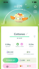 Pokémon Shiny  Cottonee wearing a flower crown - MlNl P T C - Read Description