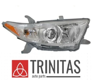 2011 2012 2013 Highlander Rh Headlights Headlamps Headlight Headlamp 11 12 13 - Foto 1 di 1