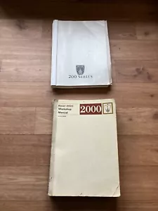 ORIGINAL GENUINE ROVER 2000 + 200 REPAIR OPERATION WORKSHOP MANUALS  - Picture 1 of 12