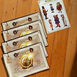 Pegatina de futuro perdido Professor Layton promoción rara - Imagen 1 de 4