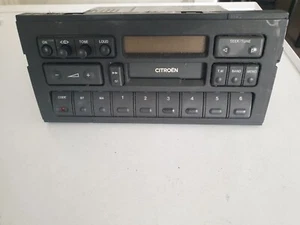 Radio casete coche vintage Citroen PU9967A - SIN PROBAR - Imagen 1 de 23
