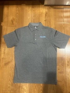 Footjoy Polo Shirt Mens Size Medium Heather Grey - Picture 1 of 7