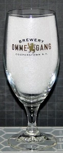 "OMME GANG BREWERY" COOPERSTOWN N.Y. A.C.L. BIERGLAS IM TULPENSTIL VINTAGE. 2010er - Bild 1 von 5