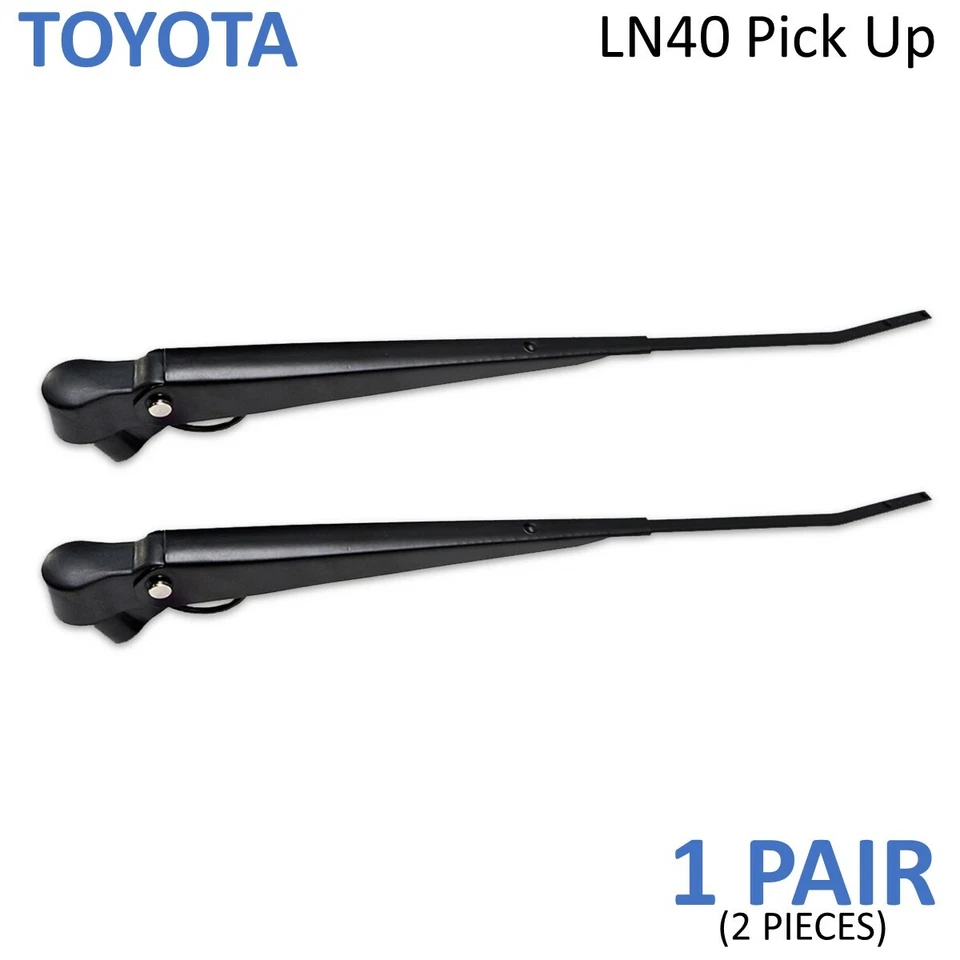 For Toyota LN40 Pick Up RHD 1978 83 Lh+Rh Metal Windshield Wiper Arms Assembly Foto 1 de 4