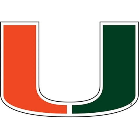 Miami Hurricanes NCAA 5.5 x 3.5 Inch magnet indoor / outdoor Cover
