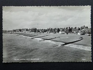 Suffolk FELIXSTOWE The Bay Looking West c1950s RP Postcard by Harvey Barton - Picture 1 of 2