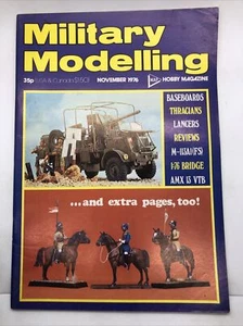Militär Modellierkarte Hobby Magazin Wargamer Modellbauer Ausgabe November 1976 - Bild 1 von 4