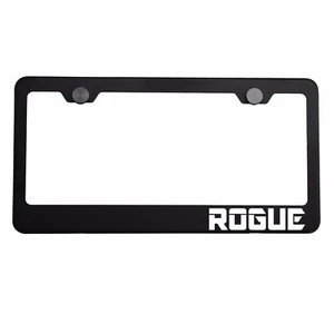 Tapa de tornillo de metal grabado con láser negro mate cromado ROGUE - Imagen 1 de 7