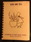 Cook and Tell Sisterhood Beth Israel Tempel Kochbuch 1950er Jahre Hazelton Penna
