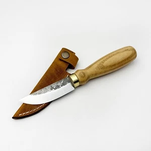 Sloyd Tranchiermesser - handgeschmiedete Klinge, Eschengriff, für Löffel- & Schüsselarbeiten - Bild 1 von 10