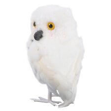  Small Owl Simulation Model Adorable Fake Owl Statue Plume Owl Figurine Table