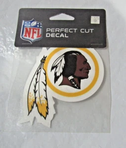 NFL Washington Redskins Current Logo  4" x 4" Perfect Cut Decal - Picture 1 of 1