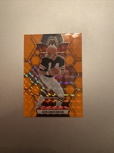 2023 NFL MOSAIC KEN ANDERSON BENGALS ORANGE FLUORESCENT PRIZM /25 SSP