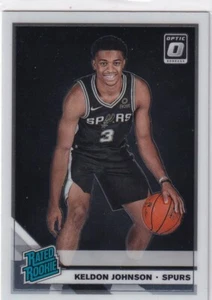 2019-20 Panini Donruss Optic - Rated Rookie Keldon Johnson #186 (RC) - Foto 1 di 2