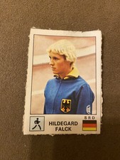 1974 Panini Vedettes Hildegard Falck Walking Sticker Card