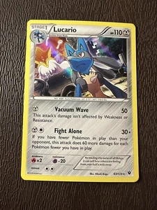 Lucario - 63/124 - Holo Rare Fates Collide Set TCG - Pokemon Card - NM - Bild 1 von 2