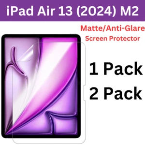 Anti-Glare/Matte Screen Protector For iPad Air 13 (2024) iPad Air 13-inch (M2) - Picture 1 of 3