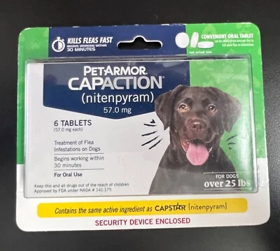 Pet Armor Capaction Oral Flea Treatment for Medium & Large Dogs Over 25 lbs 3110 - Image 1 of 2
