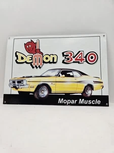 1971 Dodge Demon 340 Mopar Metal Sign - Man Cave Decor - Picture 1 of 9