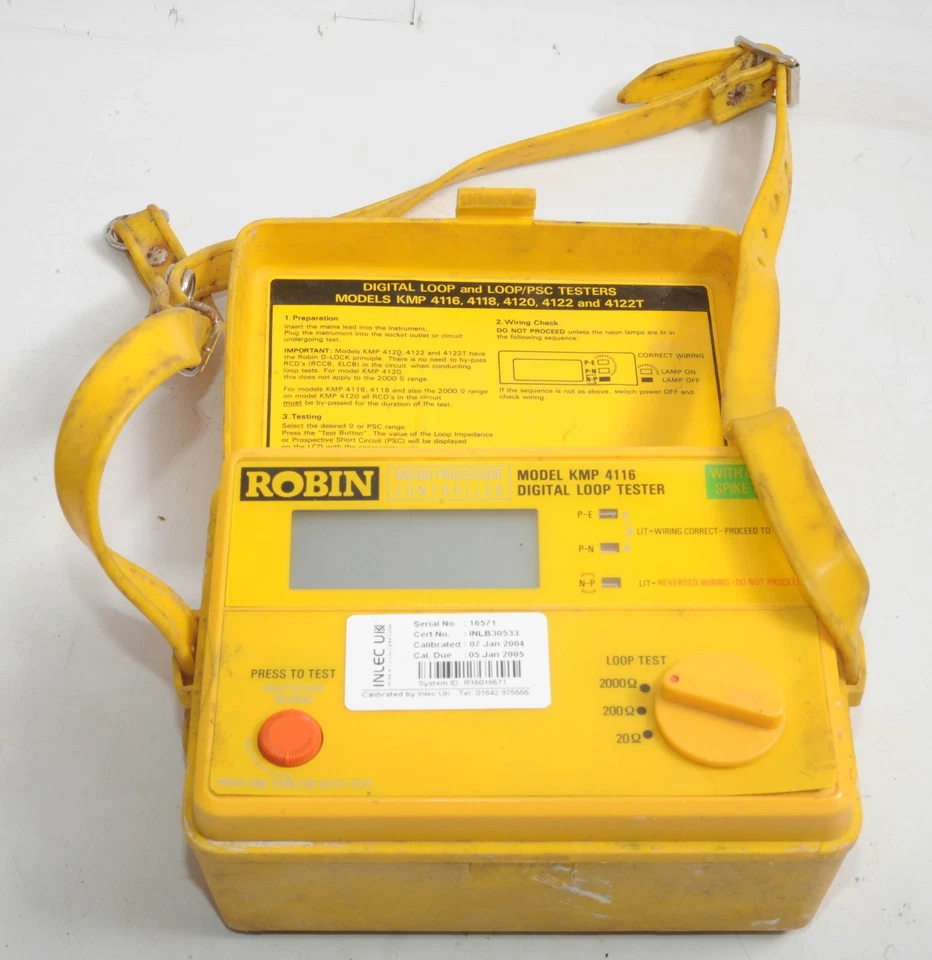 Robin Model KMP 4116DL Digital Loop Tester - Image 1 of 3