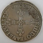 France, Henri Iii, 1/4 Ecu 1586 C, Ttb/Ttb+, Dup:1133 Royales Franï¿½Aises Henri I