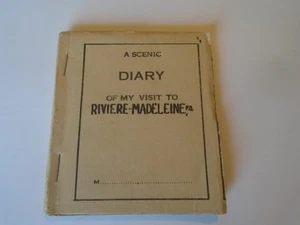 Riviere-Madeleine Gaspe Quebec un diario scenico vintage vecchio mai usato no scritta - Foto 1 di 8